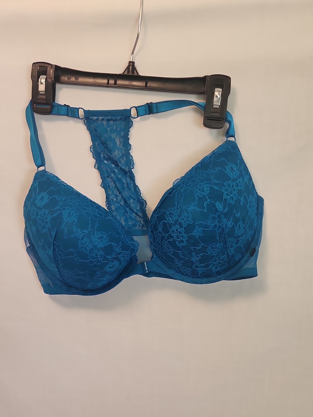 Victoria's Secret Teal Lace Racerback Push-Up Bra